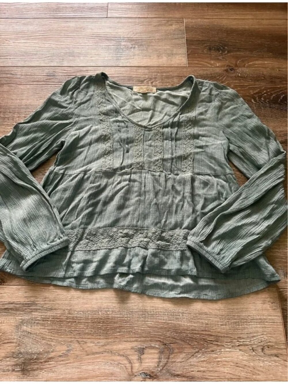 Green Blouse Women’s Size Small